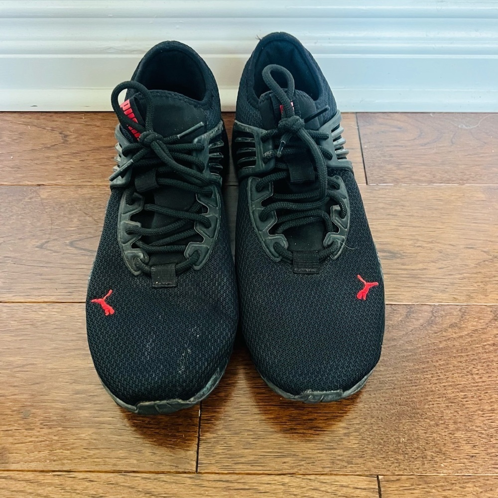 Puma Black and Red Men's Sneakers